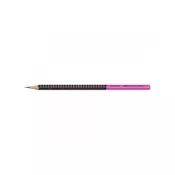 Grafitna olovka Faber Castel GRIP B Two Tone 517011 crna-pink