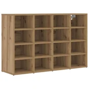Vidaxl omara za čevlje Umetni hrast 103 x 30 x 67 cm Konstruiran les