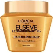 LOreal Paris Elseve Extraordinary Oil Hranljiva maska za normalnu do suvu kosu, 300 ml