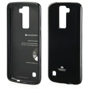 Goospery Jelly tanek silikonski ovitek za LG K10 2017-črn