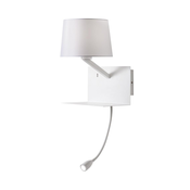 Redo 01-1807 - LED zidno svetlo TOMO 1xE27/42W/230V+LED/3W