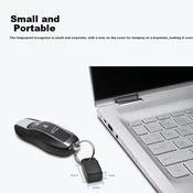 Kensington Brava za laptop sa citacem otiska prsta K64704