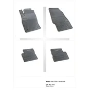Frogum Tipske patosnice za  Opel Corsa D/06-14/Adam/