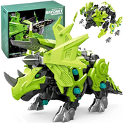 JOKOMISIADA Premični, sestavljivi mehanski robot Triceratops ZA4371