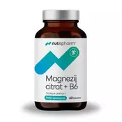 Nutripharm Magnezij citrat + B6 60 tableta