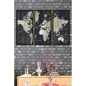 WALLXPERT Dekorativna uramljena MDF slika (3 komada) Artsmdfdkset15