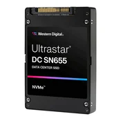 2,5-palčni WD Ultrastar DC SN655 WUS5EA176ESP7E3 - SSD - 7,68 TB - notranji - U.3 PCIe 4.0 (NVMe)