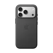 iPhone 17 Pro APPLE TECHWOVEN silikonska zaštita za telefon s tkaninskom stražnjom stranom, MagSafe, CRNA MGF34ZM/A