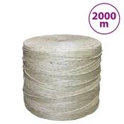Vidaxl Vrv iz 100 % sisala 3 mm 2000 m
