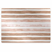 Decormat Podloga za pisalni stol Brown stripes 140x100 cm 15 cm