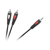 shumee Kabelski avdio kabel minijack cinch 10m Jack 3,5 mm-2RCA Cabletech Eco-Line