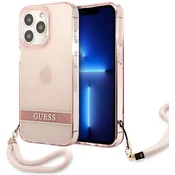 Guess GUHCP13XHTSGSP iPhone 13 Pro Max 6,7 pink hardcase Translucent Stap (GUHCP13XHTSGSP)