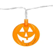 Family Niz LED luči za noč čarovnic - buča - 10 LED diod - 2 x AA - 1,35 m