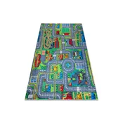 RugsX BAMBINO 61500 pralna preproga Mesto, ulice za otroke protizdrsna - zelena/siva 120x170 cm, (5000359163)