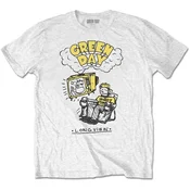 Green Day Longview Doodle White L Majica