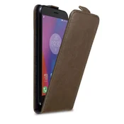Cadorabo Cadorabo Ohišje, združljivo z Lenovo K6 / K6 POWER v kava rjava - Zaščitni ovitek v obliki flipa z magnetnim zapiranjem, (20562251)