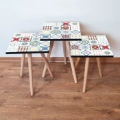 Hanah Home Set klub stocica 3Shp156, 3 komada, Antracit