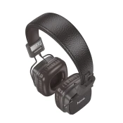 hoco. Bežicne/žicne slušalice, Bluetooth, AUX - W56 Earl, Brown