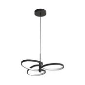 LED luster na sajli RIBBON LED/25W/230V 4000K crna
