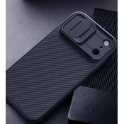 Nillkin Ovitek za telefon iPhone 17 Pro,ohišje za telefon Nillkin CamShield Pro Primer,Zaščitni primer za drsni objektiv,črna, (5000068743)