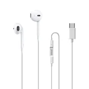 Handsfree slušalice Superior Classic CO-i12 Type-C bele