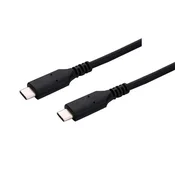 C-Tech USB 4.0 kabel, Type-C (CM/CM), PD 100W, 40Gbps, 0,5 m, črn