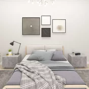 Den Nocna omarica betonsko siva 100x35x40 cm iverna plošca