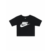 Nike Sportswear Majica, crna / bijela