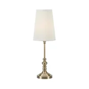 Markslöjd 108969 - Namizna svetilka NOBLE 1xE14/40W/230V 56 cm bela/mesing