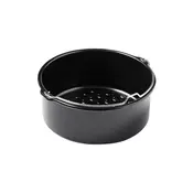 Round air fryer container, steel, 19 cm - Pyrex