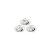 Briloner 8312-039 - SET 3x LED kupatilske ugradne svetiljke LED/5W/230V IP23