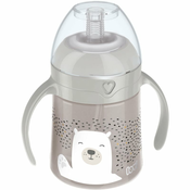 LOVI First Cup with Straw Beginner skodelica s slamico Buddy Bear 150 ml