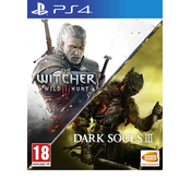 THE DARK SOULS 3/THE WITCHER 3 WILD HUNT (PS4)