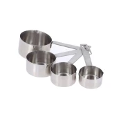 de Buyer SET SET 4 MESURES STEEL 60 80 125 250 ML, SET SET 4 MESURES STEEL 60 80 125 250 ML