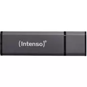 (Intenso) USB Flash drive 4GB Hi-Speed USB 2.0, ALU Line - USB2.0-4GB/Alu-a