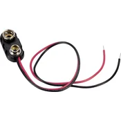 TRU COMPONENTS Baterijski priključek 1x 9 V Block priključek na pritisni gumb (D x Š x V) 24.5 x 11.8 x 7.3 mm TRU COMPONENTS 18-0093, (20635907)