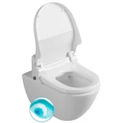 Stensko stranišče PURA z elektronskim bidejem USPA LUX - Bela - 36x33,5x55 cm - Sapho - 24 - Keramika - Classic - 360 - 335 - 550 - 14