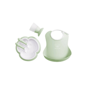 BabyBjorn set za jelo Powder Green - Zelena