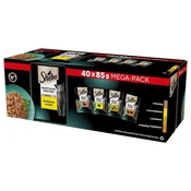 Sheba SHEBA Selection Select Slices Poultry Flavours - mokra hrana za mačke - 40 x 85g