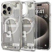 Spigen Ultra Hybrid MagSafe, zero one natural titanium - iPhone 15 Pro Max (ACS07211)