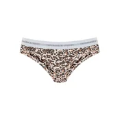 Copenhagen Studios Bikini hlačke svetlo bež / progasto bež / rjava / temno rjava