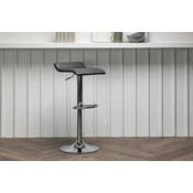 Venture Design Barski stol Jonna 38x38x84 cm črne barve