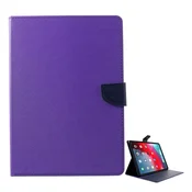iPad Air 11 (2026) / Air 11 (2025) MERCURY Goospery Fancy futrola sa stalakom, efekt kože, preklop, tekstilni uzorak, ljubicasta