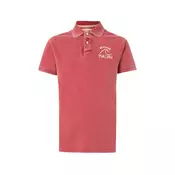 HOLLISTER Majica lubenica roza / bijela