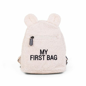 Childhome djecji ruksak ‘MY FIRST BAG’ Teddy Off White