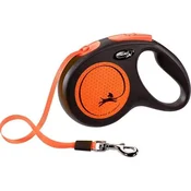 Flexi New Neon M pas 5 m oranžna 25 kg