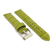Kožni kaiš Diloy 24mm DIL378.11 Svetlo zelena boja