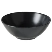 FÄRGKLAR Skleda, mat temno siva, 19 cm