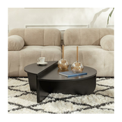 HANAH HOME Sto za kafu Orion Wood Black V2