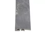 Vinil SPC za izravnavo tal Fjord marmornat vzorec temno siva 2400x45x8 mm